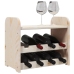 Botellero con tablero superior madera maciza pino 43x25x37 cm