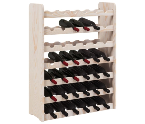 Botellero madera maciza de pino 67,5x25x87 cm