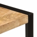 Mesa de comedor madera maciza de mango rugoso 120x55x76 cm