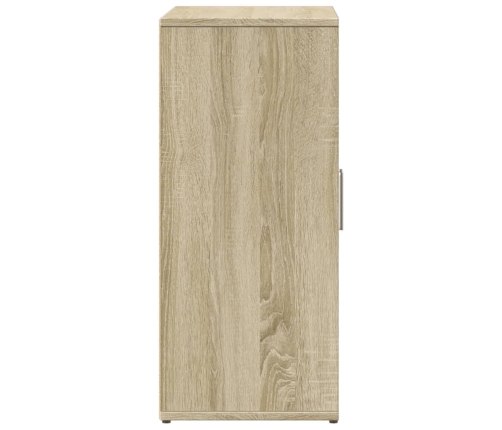 Aparador de madera de ingeniería 2 uds roble Sonoma 60x31x70 cm