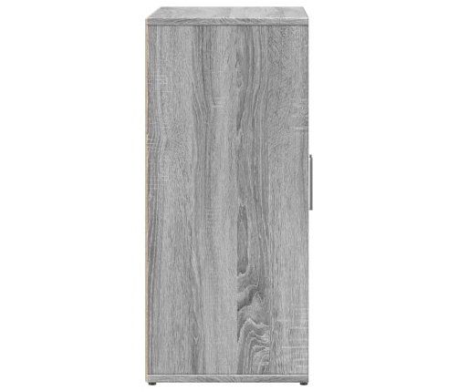 Aparador de madera de ingeniería 2 uds gris Sonoma 60x31x70 cm