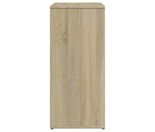 Aparador de madera de ingeniería 2 uds roble Sonoma 60x31x70 cm