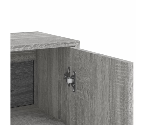 Aparadores 2 uds madera de ingeniería gris Sonoma 60x31x84 cm