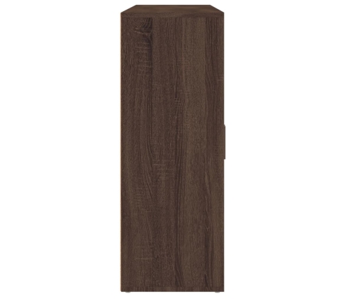 Aparadores 3 uds madera de ingeniería marrón roble 60x31x84 cm