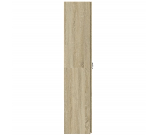 Armario archivador madera ingeniería roble Sonoma 60x32x153 cm