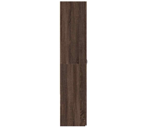 Armario archivador madera ingeniería roble marrón 60x32x153 cm