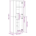 Aparador alto madera de ingeniería roble ahumado 60x35x180 cm