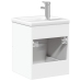 Mueble de baño con lavabo integrado blanco