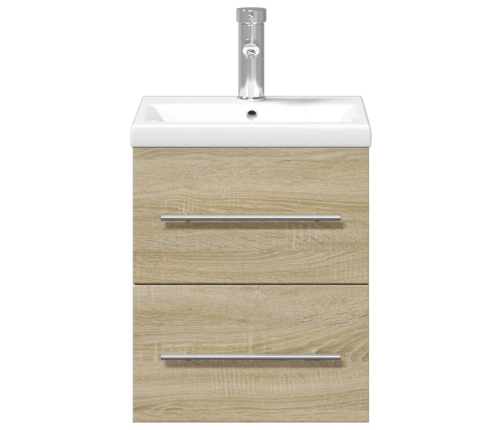 Mueble de baño con lavabo integrado roble Sonoma