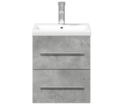 Mueble de baño con lavabo integrado gris hormigón