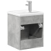 Mueble de baño con lavabo integrado gris hormigón