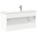 Mueble de baño con lavabo integrado blanco