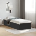 Estructura de cama madera de ingeniería negra 75x190 cm