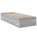 Estructura de cama madera de ingeniería gris Sonoma 75x190 cm