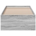 Estructura de cama madera de ingeniería gris Sonoma 75x190 cm