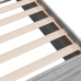 Estructura de cama madera de ingeniería gris Sonoma 75x190 cm