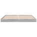 Estructura de cama madera de ingeniería gris Sonoma 200x200 cm