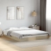 Estructura de cama madera de ingeniería roble Sonoma 160x200 cm