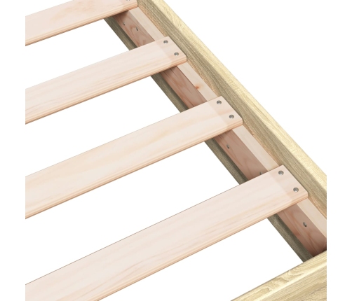 Estructura de cama madera de ingeniería roble Sonoma 160x200 cm