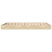 Estructura de cama sin colchón madera roble Sonoma 140x200 cm