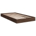 Estructura de cama sin colchón madera marrón roble 90x190 cm