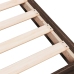 Estructura de cama sin colchón madera marrón roble 90x190 cm