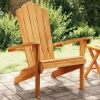 Silla de jardín Adirondack madera maciza teca 77x78x95 cm