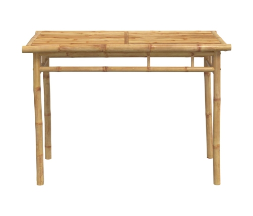 Juego de comedor de jardín 5 piezas bambú
