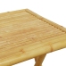 Juego de mesa y sillas de jardín 3 piezas bambú