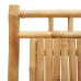 Juego de mesa y sillas de jardín 3 piezas bambú