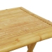 Juego de mesa y sillas de jardín 3 piezas bambú