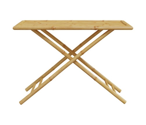 Juego de comedor de jardín 5 piezas bambú