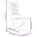 Juego de mesa y sillas de jardín 3 piezas bambú