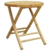 Juego de mesa y sillas de jardín 3 piezas bambú
