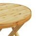 Juego de mesa y sillas de jardín 3 piezas bambú