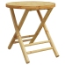Juego de mesa y sillas de jardín 3 piezas bambú