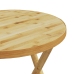 Juego de mesa y sillas de jardín 3 piezas bambú