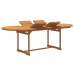 Juego comedor de jardín 9 pzas madera maciza acacia y textileno