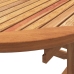 Juego comedor de jardín 5 pzas madera maciza acacia y textileno