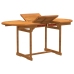 Juego comedor de jardín 7 pzas madera maciza acacia y textileno