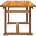 Juego comedor de jardín 5 pzas madera maciza acacia y textileno