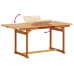 Juego comedor de jardín 5 pzas madera maciza acacia y textileno