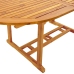 Juego comedor de jardín 5 pzas madera maciza acacia y textileno