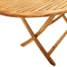 Juego comedor de jardín 9 pzas madera maciza acacia y textileno