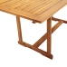 Juego comedor de jardín 7 pzas madera maciza acacia y textileno