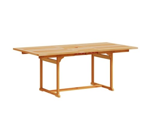 Juego comedor de jardín 5 pzas madera maciza acacia y textileno