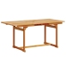 Juego comedor de jardín 5 pzas madera maciza acacia y textileno