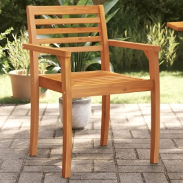 Sillas de jardín 6 uds madera maciza de acacia 59x55x85 cm