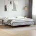 Estructura cama madera ingeniería metal gris Sonoma 200x200 cm