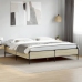 vidaXL Estructura cama madera ingeniería metal roble Sonoma 180x200 cm